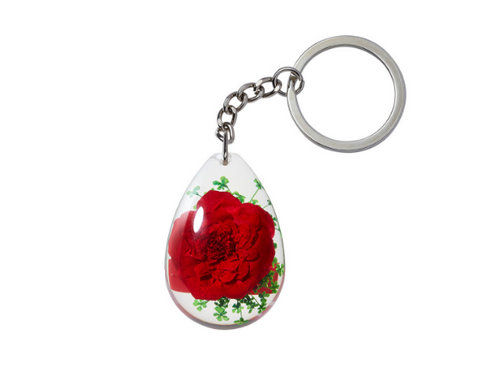 SUPREME TEAR DROP ROSE KEYCHAIN玫瑰钥匙扣挂件_潮牌值得买