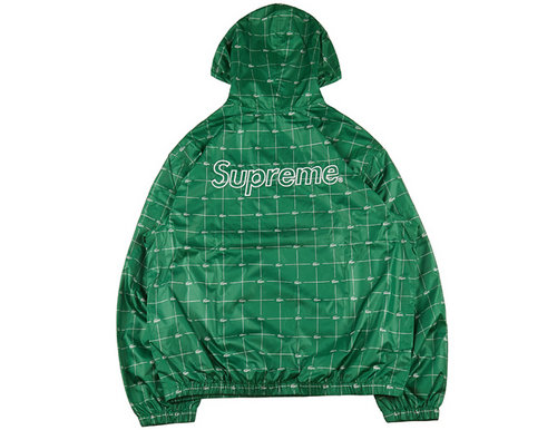 新品！美潮SUPREME×Lacoste联名款Reflective半拉链连帽冲锋衣_潮牌值得买